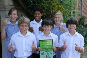 Our eco quiz winners - the Solar Soldiers